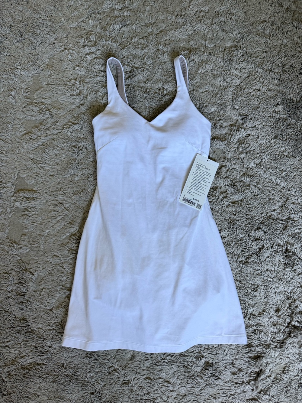 Lululemon Align dress size 2 white NWT